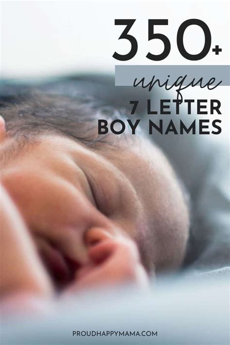 350+ 7 Letter Boy Names (Cool & Unique) .